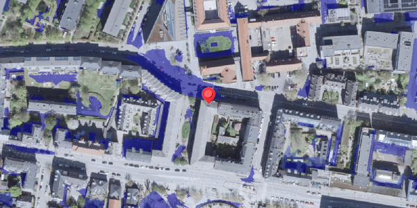 Ekstrem regn på Howitzvej 33, 2000 Frederiksberg