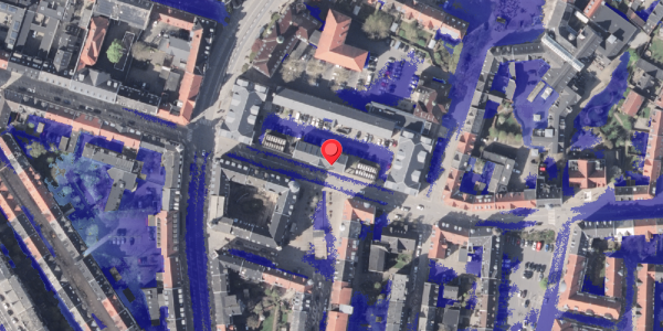 Ekstrem regn på Danmarksgade 19, 9000 Aalborg