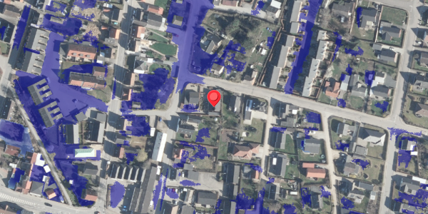 Ekstrem regn på Nygade 8A, 8963 Auning