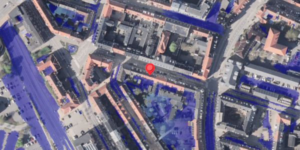 Ekstrem regn på Danmarksgade 10, 9000 Aalborg