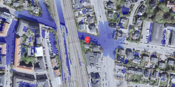 Ekstrem regn på Hellerupvej 37, 2900 Hellerup