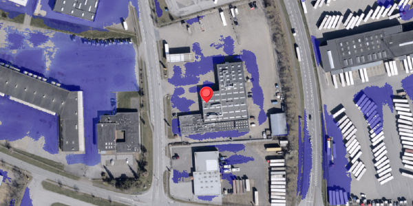 Ekstrem regn på Hermesvej 7, 6330 Padborg