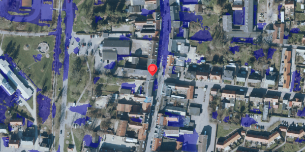 Ekstrem regn på Algade 19, 4660 Store Heddinge