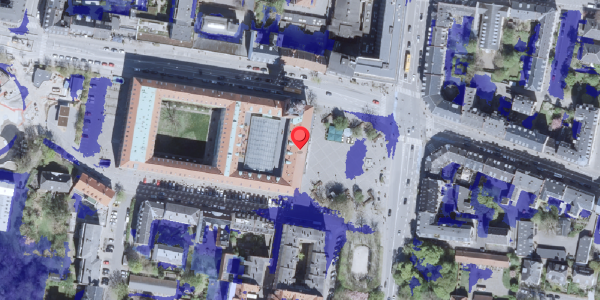 Ekstrem regn på Allegade 31, 2000 Frederiksberg