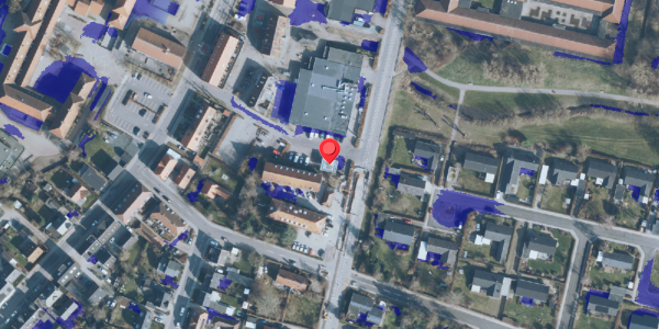 Ekstrem regn på Hovedgaden 58F, 4140 Borup