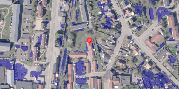 Ekstrem regn på Aaholmsgade 3E, 8300 Odder