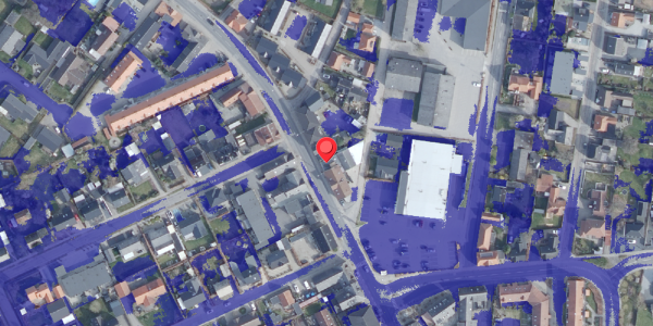 Ekstrem regn på Vestergade 6, 9440 Aabybro