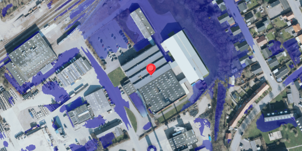 Ekstrem regn på Fabriksvej 2, 7620 Lemvig