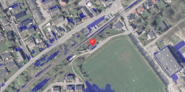 Ekstrem regn på Virupvej 80, 8530 Hjortshøj