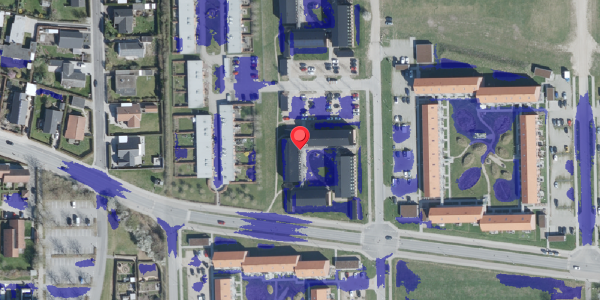 Ekstrem regn på Bataljonen 45, 4100 Ringsted