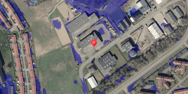 Ekstrem regn på Industrivej 1, 6440 Augustenborg