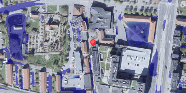 Ekstrem regn på Herlev Torv 22, 2730 Herlev