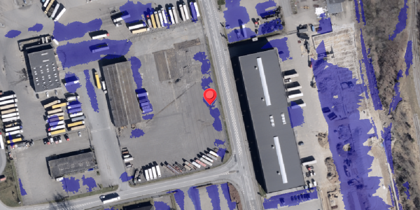 Ekstrem regn på Industrivej 5A, 6330 Padborg