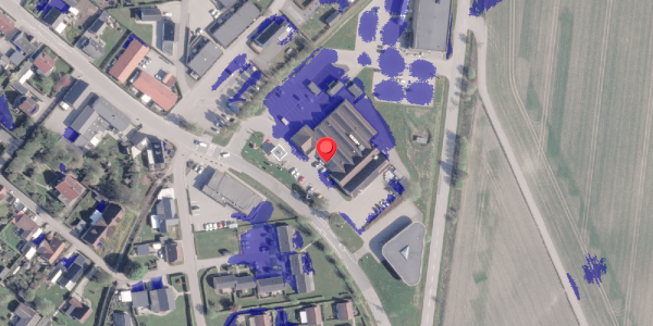 Ekstrem regn på Stationsvej 2, 8981 Spentrup