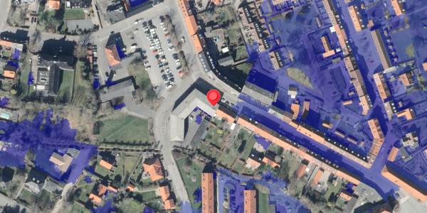 Ekstrem regn på Slotsgade 30, 4200 Slagelse