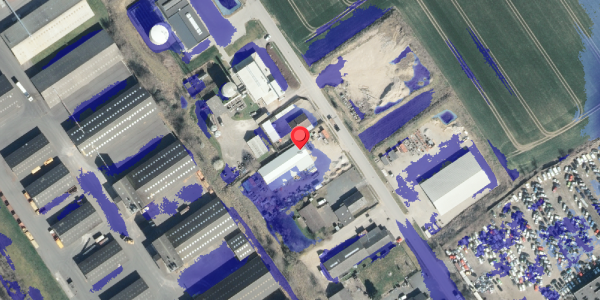 Ekstrem regn på Industrivej 11, 4261 Dalmose