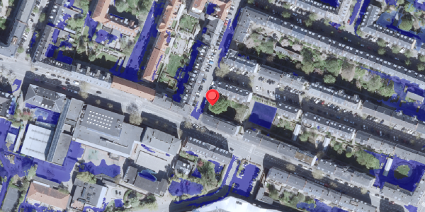 Ekstrem regn på Yrsavej 2, 2000 Frederiksberg