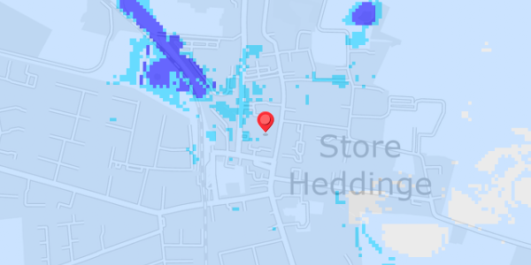 Grundvandsdybder på Algade 13C