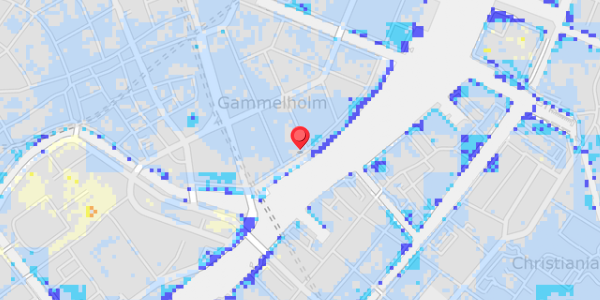 Grundvandsdybder på Havnegade 33, 4. th