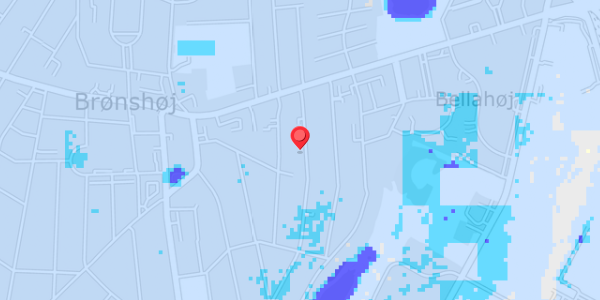 Grundvandsdybder på Håbets Allé 18, 1. 