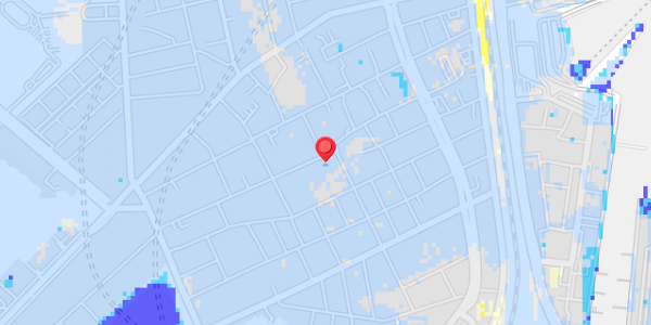 Grundvandsdybder på Rosenvængets Allé 42B, 1. th