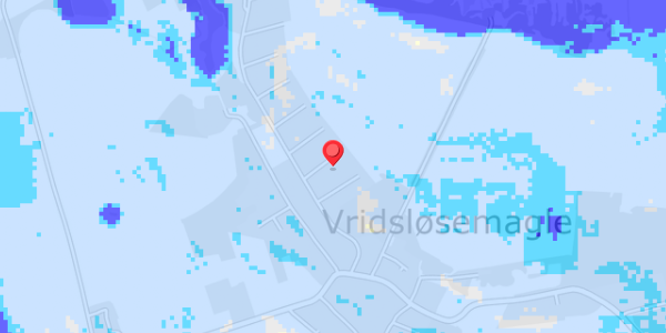 Grundvandsdybder på Solager 13