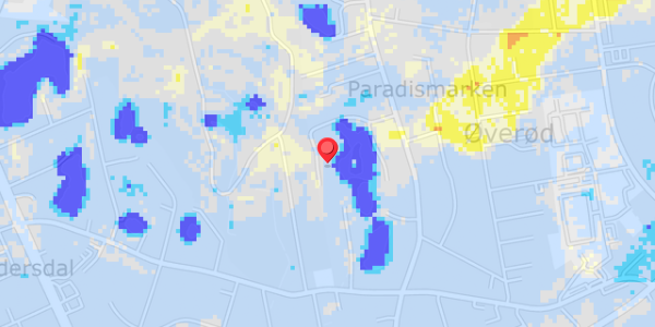 Grundvandsdybder på Paradishegnet 21