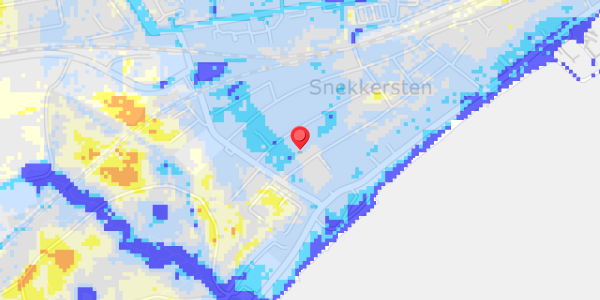 Grundvandsdybder på Parallelvej 34A