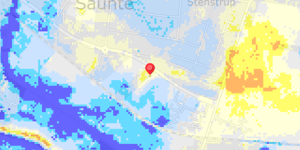 Grundvandsdybder på Sauntevej 142A