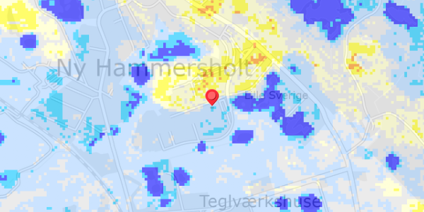 Grundvandsdybder på Slettebjerget 96
