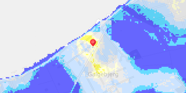 Grundvandsdybder på Guldborgbakken 16