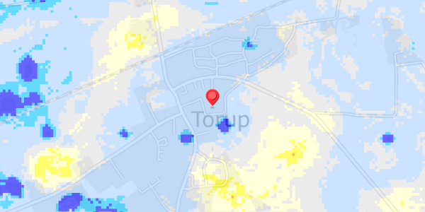 Grundvandsdybder på Torup Bygade 7