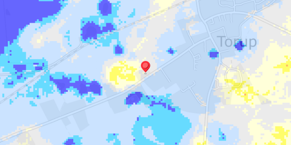 Grundvandsdybder på Torupvejen 135B