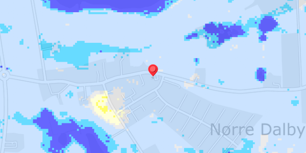 Grundvandsdybder på Dalbyvej 38