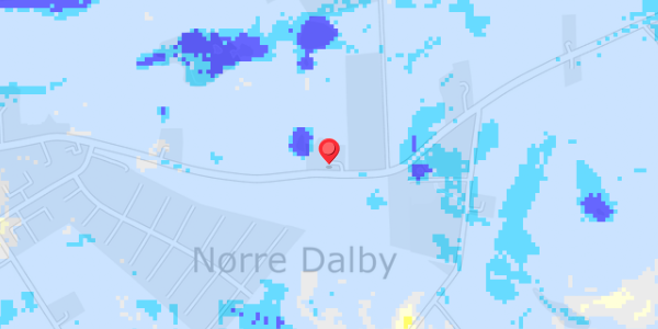 Grundvandsdybder på Dalbyvej 45