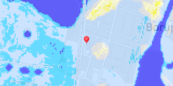 Grundvandsdybder på Krohaven 100
