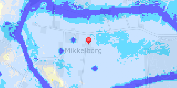 Grundvandsdybder på Mikkelborgvej 1