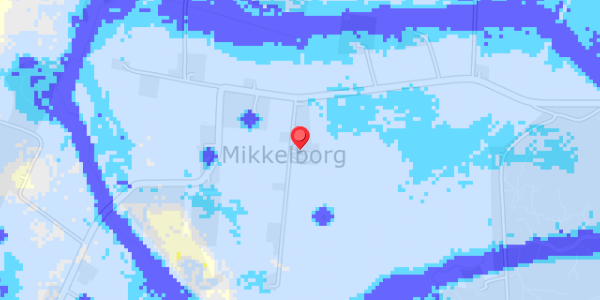 Grundvandsdybder på Mikkelborgvej 3