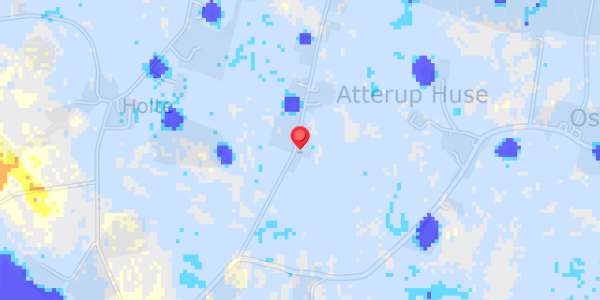 Grundvandsdybder på Atteruphuse 4