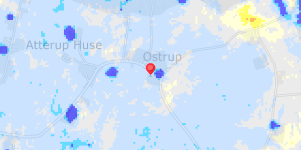 Grundvandsdybder på Odstrupvej 16