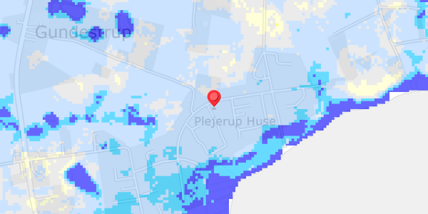 Grundvandsdybder på Stranddalen 1