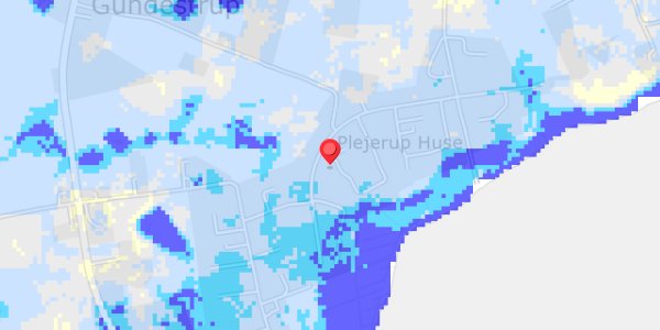 Grundvandsdybder på Stranddalen 21