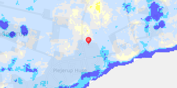 Grundvandsdybder på Strandleddet 1