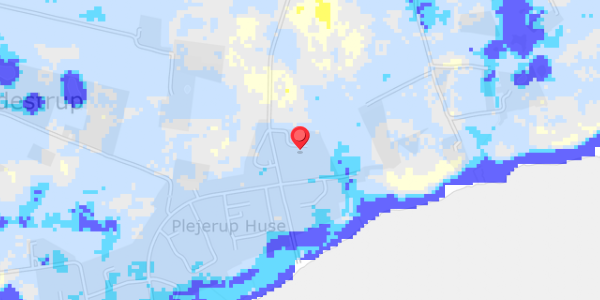 Grundvandsdybder på Strandleddet 6