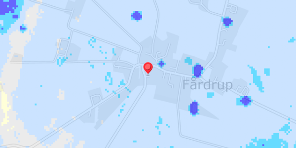 Grundvandsdybder på Fårdrupvej 21
