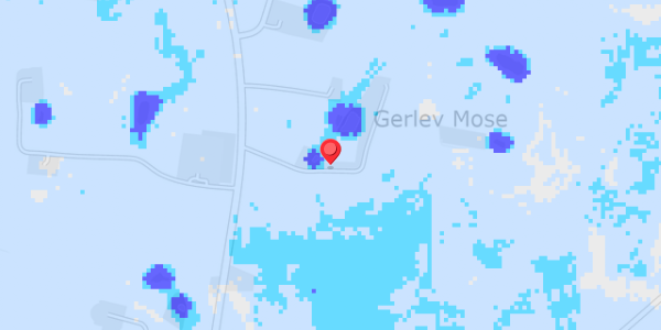 Grundvandsdybder på Gerlev Mose 3