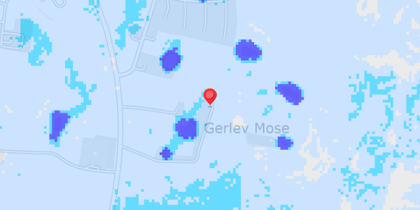 Grundvandsdybder på Gerlev Mose 7