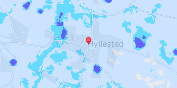 Grundvandsdybder på Hyllestedvej 38