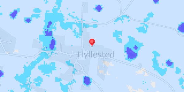 Grundvandsdybder på Hyllestedvej 39