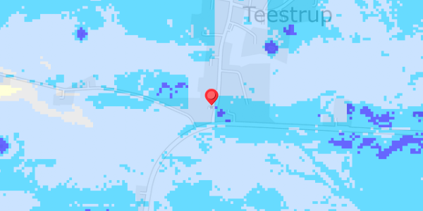 Grundvandsdybder på Teestrup Bygade 1